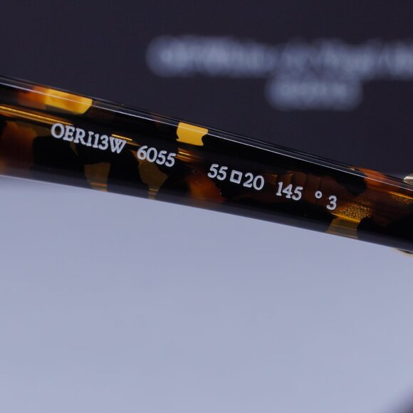 Off-White OERI13W STRATFORD 6055 Square Sunglasses – Havana/Green - Picture 6 of 9